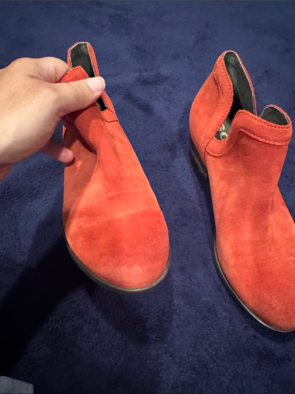 Sorel red Suede Chelsea Ankle Boots - Picture 7 of 8